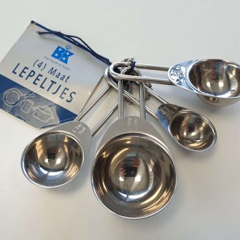 RVS maatlepeltjes