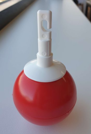 Ambutech Jumbo rollerbal haakmontage (rood) - Afbeelding 3