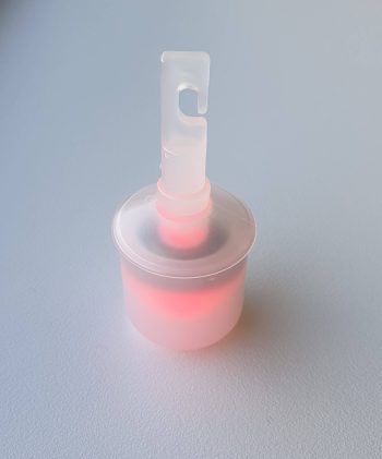 Marshmallow rolpunt haakmontage met verlichting