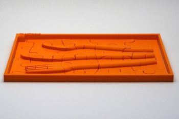 3D tactiele puzzel Bestek