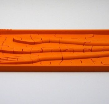 3D tactiele puzzel Bestek