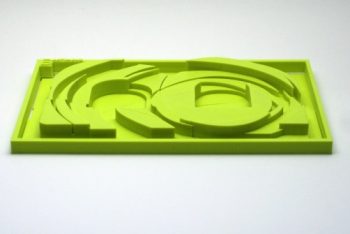 3D tactiele puzzel logo Bartiméus