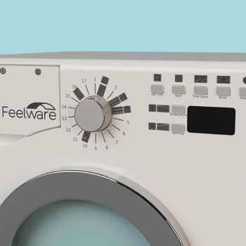 Feelware tactiele universele markering wasmachine
