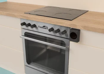 Feelware spraakuitvoer voor kookplaat en oven