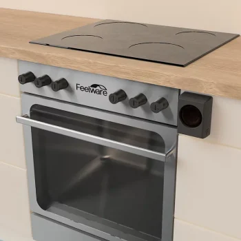 Feelware spraakuitvoer voor kookplaat en oven