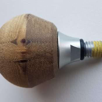 Stokpunt kunstof/hars schroefmontage met roladapter