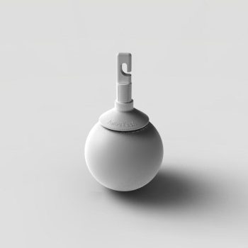 Ambutech Jumbo rollerbal haakmontage (wit)
