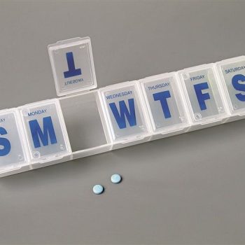 Braille pillendoos (7 dagen)