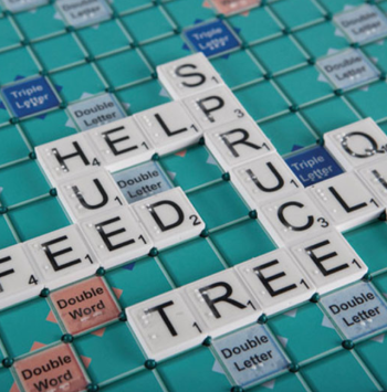Scrabble grootletter en braille - Afbeelding 2