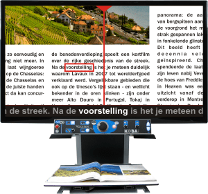 Vocatex Full HD beeldschermloep met voorleesfunctie